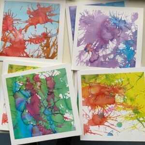 Ansichtkaarten “Vlekkenmonsters”